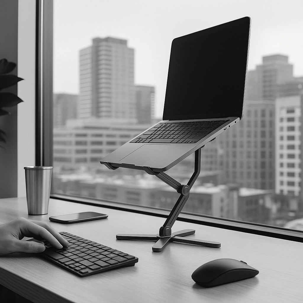 Model-X: Aluminiowy stojak do laptopa klasy premium