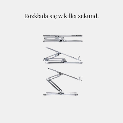 Model-X: Aluminiowy stojak do laptopa klasy premium