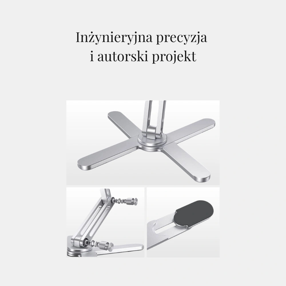 Model-X: Aluminiowy stojak do laptopa klasy premium